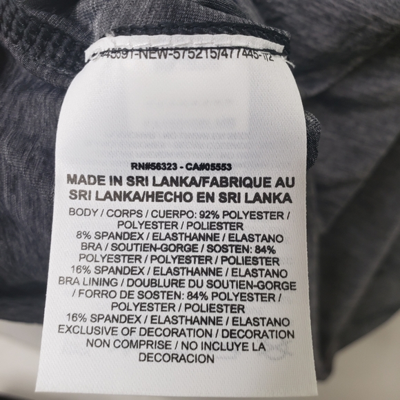 NIKE DRI FIT 2-IN-1 SPORTS BRA TANK WOMEN'S SIZE XS - Picture 8 of 8